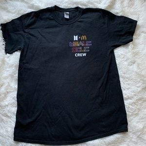 BTS McDonald’s Unisex Crew T-shirt Size Large New